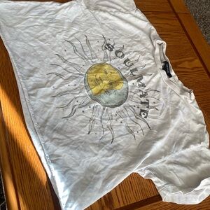 Cropped soulmate shirt from forever 21